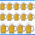 Kit Com 14 Canecas De Vidro Chopp Cerveja Bar Restaurante Padaria 360Ml