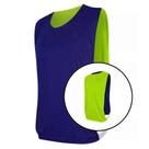Kit com 15 Coletes Esportivos Dupla Face TRB Azul Marinho e Verde Limão Kit com 15 Coletes Esportivos Dupla Face TRB Azul Marinho e Verde Limão