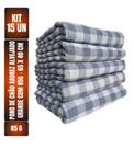 Kit Com 15 Pano De Chão Neves - Pesado 85 Gramas - Grande 65 X 40cm - Multiuso - Limpeza Geral