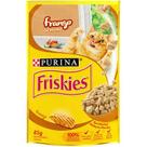 Kit com 15 unidades - Ração úmida Friskies adultos frango ao molho sachê 85g
