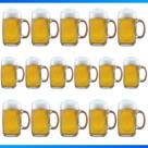 Kit Com 16 Canecas De Vidro Chopp Cerveja Bar Restaurante Padaria 350Ml