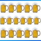 Kit Com 16 Canecas De Vidro Chopp Cerveja Bar Restaurante Padaria 360Ml