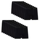 Kit Com 16 Cuecas Boxer Algodão Extreme Pretas - Polo Cycle