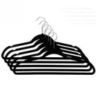 kit com 18 cabides Aveludados Preto