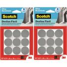 Kit com 18 Protetor Ultraresistente Desliza Facil 3M SCOTCH Redondo Kit com 18 Protetor Ultraresistente Desliza Facil 3M SCOTCH Redondo