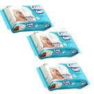 KIT com 180 Lenços/ Toalha Umedecida Luli Care Camomila Lavanda