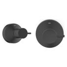 Kit com 2 Acabamento de Registro Base Reforma 1.1/4 e 1.1/2 Basic Matte Celite