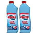 Kit Com 2 Algicidas Choque Elimina Algas Para Piscinas Verde 1 Litro Hidroall