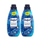 Kit com 2 Amaciantes Concentrado Comfort Cuidado Intensivo 1L