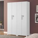 Kit com 2 Armários Multiuso Escritório 4 Portas e Prateleiras