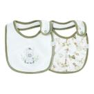 Kit Com 2 Babadores Bebê Big Friends Floresta Verde - Hug
