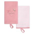 Kit Com 2 Babinhas Meu Jardim Rosa Hug Kit Com 2 Babinhas Meu Jardim Rosa Hug