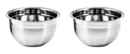 Kit Com 2 Bacias Tigela Bowl Fundo 20cm Inox Profissional