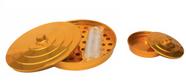 Kit Com 2 Bandejas Douradas Calices E Paes Para Santa Ceia