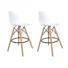 Kit com 2 Banquetas Altas Dsw-m Eames
