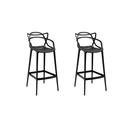 Kit Com 2 Banquetas Umix-401 Preta