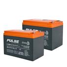 Kit Com 2 Bateria Pulse 12V 15AH Ciclo Profundo Scooter Bicicleta Elétrica Bikelete