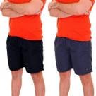 Kit Com 2 Bermudas De Tactel Masculina Plus Size