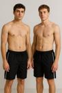 Kit Com 2 Bermudas Tactel D Bell Outlet Fashion Sport Masculina Preta