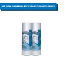 Kit Com 2 Bobinas Picotadas Transparente Para Frutas 30x40