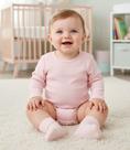 Kit Com 2 Body Bebê Unissex Manga Longa 3 À 18 Meses