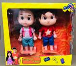 Kit com 2 bonecos maria clara e jp