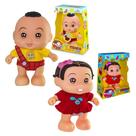 Kit Com 2 Bonecos Turma Da Mônica Baby Fala Frases Licenciado Cascão e Mônica