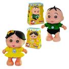 Kit Com 2 Bonecos Turma Da Mônica Baby Fala Frases Licenciado Cebolinha e Magali