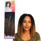 Kit Com 2 Cabelo Nina Softex Crochet Braid African Orgânico Cacheado Original Para Trança