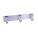 Kit com 2 Cabides de Parede 3 Ganchos Escovado com Verniz Premium Pr4290 Ducon Metais