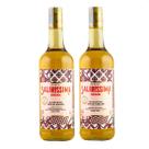 Kit com 2 Cachaça Salinissima Amburana 1000mL Envio Imediato