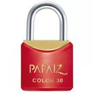 Kit Com 2 Cadeados Papaiz CR30 Vermelho KA1