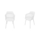 Kit com 2 Cadeiras Mena para Sala de Jantar Branco