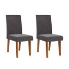Kit com 2 Cadeiras para Sala de Jantar Mdf/mdp Wallace Kit com 2 Cadeiras para Sala de Jantar Mdf/mdp Wallace