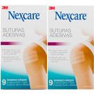 Kit com 2 Caixas de Nexcare Sutura Adesiva Kit com 2 Caixas de Nexcare Sutura Adesiva
