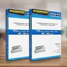 Kit com 2 Caixas de Plástico Plastificação A4 Masterprint 175 Micras 0,07mm 220x307mm 100 Folhas Kit com 2 Caixas de Plástico Plastificação A4 Masterprint 175 Micras 0,07mm 220x307mm 100 Folhas
