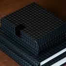 Kit com 2 Caixas Decorativas - Preto