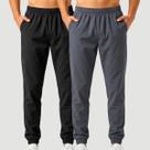 Kit com 2 Calças Jogger Masculinas em Tactel Leve para Academia Treinos e Uso Diário Kit com 2 Calças Jogger Masculinas em Tactel Leve para Academia Treinos e Uso Diário