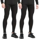 Kit com 2 Calças Térmica Masculina Esportiva Secagem Rápida