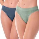 Kit com 2 Calcinhas Biquíni com Renda sem Costura Azul Índigo Escuro e Verde Grigio Kit com 2 Calcinhas Biquíni com Renda sem Costura Azul Índigo Escuro e Verde Grigio