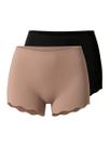 Kit com 2 Calcinhas Boxer Liz 54591 Colorido