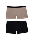 Kit com 2 Calcinhas boxer Sem Costura Microfibra DelRio 8291