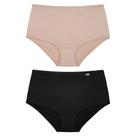 Kit com 2 Calcinhas Cintura Alta Microfibra DelRio Plus Size Kit com 2 Calcinhas Cintura Alta Microfibra DelRio Plus Size