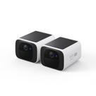 Kit com 2 Câmeras de Segurança Eufy Security SoloCam S220 2K