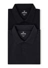 Kit Com 2 Camisas Polo Básicas Masculinas Em Piquet