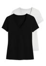 Kit com 2 Camisetas Feminina Hering 02tq Colorido Kit com 2 Camisetas Feminina Hering 02tq Colorido