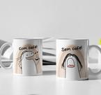 Kit com 2 canecas café