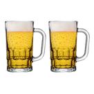 Kit Com 2 Canecas Caneca Vidro Chopp 2 Peças 360ml