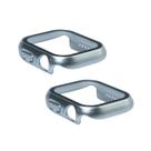 Kit com 2 Capa com Película de Vidro Nerdcase Compatível com Apple Watch 41mm, Prata
