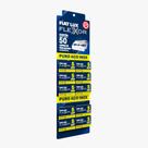 Kit com 2 cartelas de LÂMINA DE BARBEAR FIAT LUX COM 10 CARTUCHOS DE 5 UNIDADES.